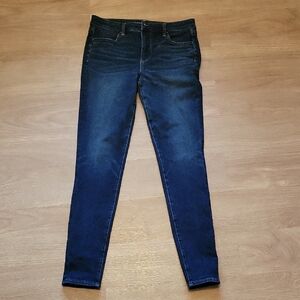 American Eagle Outfitters Dark Blue Skinny Jeans